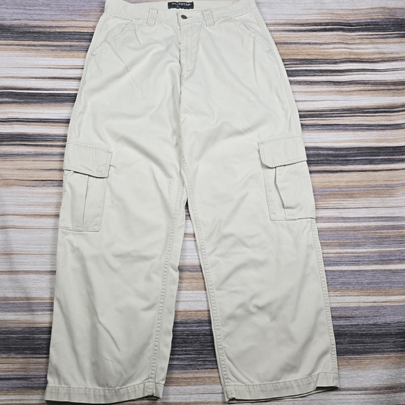 Levi's Silver Tab Cream Cargo Pants with Versatile Design Mens 34 X 30 - Picture 11 of 12